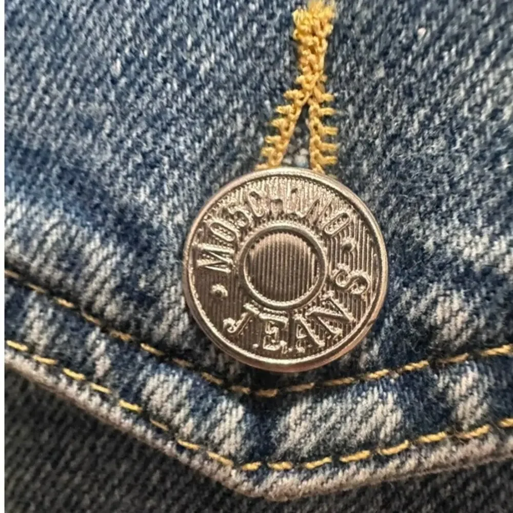 Moschino - Graphic Print Denim Cotton Jacket - Picture 8 of 11